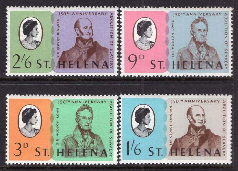 St Helena 205-208 MNH 