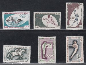 Lebanon # 431-433, C424-426, Tokyo Summer Olympics, Mint Hinged, 1/3 Cat.