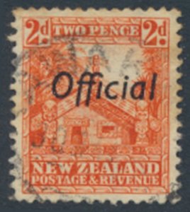 New Zealand  SC# O64 SG O123  Used OFFICIAL perf 14 x 13½ see details scans