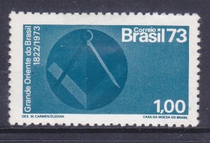 Brazil 1303 MNH 1973 Free Masons of Brazil Issue Very Fine