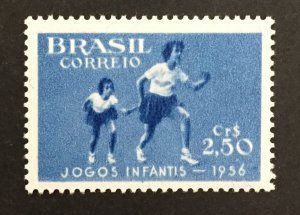 Brazil 1956 #835, Girls Foot Race, MNH.