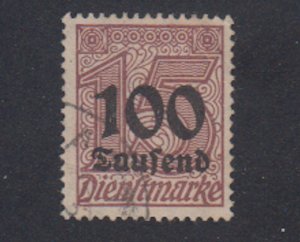 Germany - 1923 - SC O31 - Used