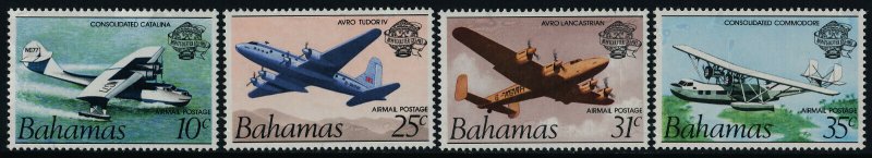 Bahamas C1-4 MNH Aircraft