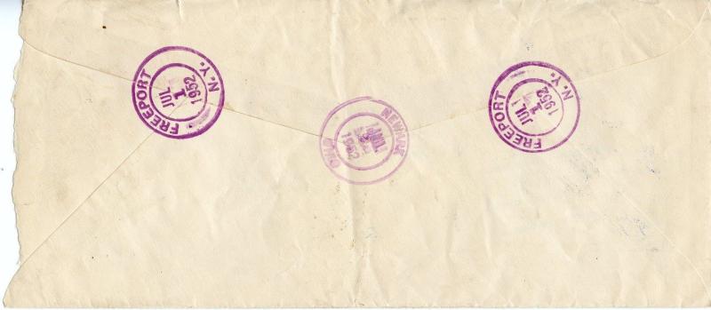 U.S. Scott 829 and 810 Prexies on Registered Coast Guard Cover