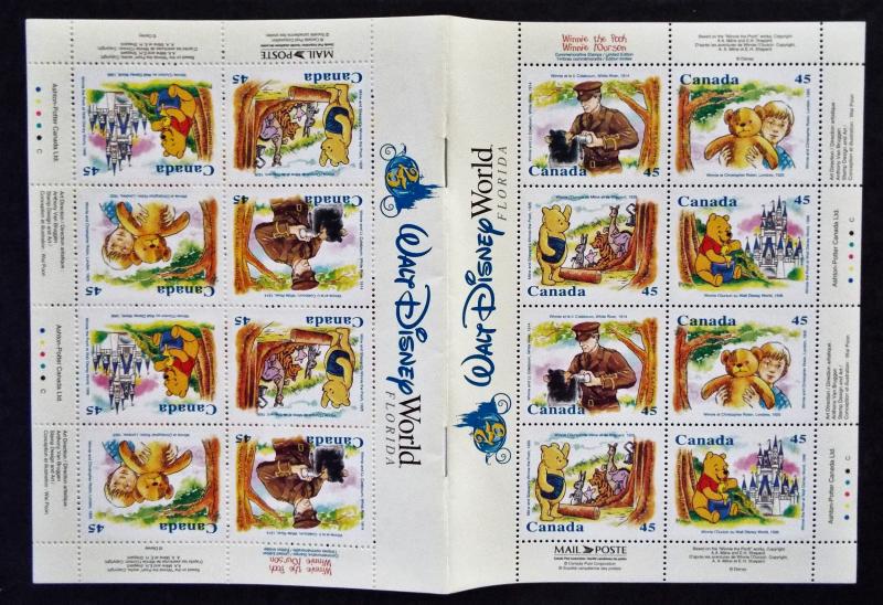 CANADA Winnie the Poo Complete Stamp / Story Booklet