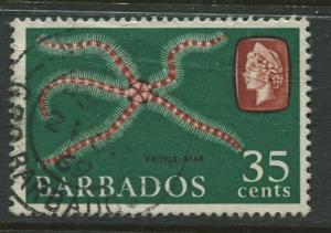 Barbados - Scott 277- QEII Pictorial Definitives - 1965 -Used -Single 35c Stamps