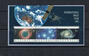 Australia: 1992 International Space Year,  Miniature Sheet, MNH