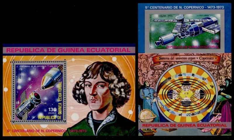 Equatorial Guinea MIBK 93-4 MNH Copernicus, Astronomy, Space