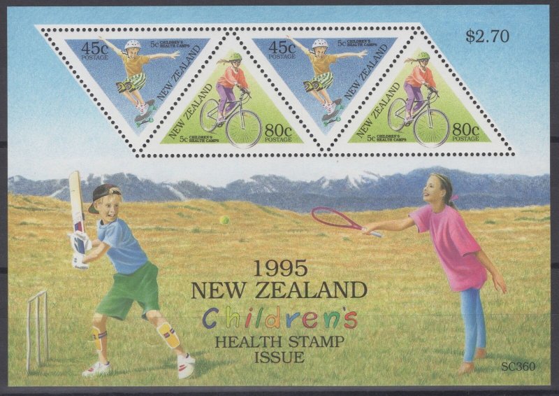 ZAYIX- New Zealand B150a MNH Sports Children's Health Camp