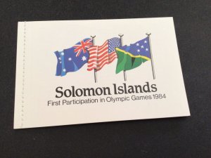 Solomon Islands Olympic Games 1984 complete booklet of stamps Ref 60733 