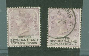 Bechuanaland (British Bechuanaland) #11-12 Unused Multiple