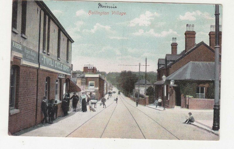 VICTORIA, SWANPOOL cds., 1908 British ppc. Hollington Village, 1d. to Lima East. 