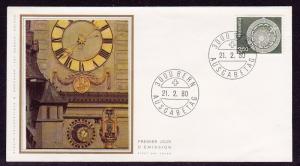 Switzerland - 1980 - Scott #579 - FDC - Silk Cachet