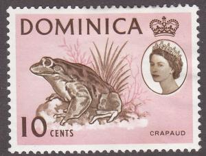 Dominica 171 Hinged 1963 Crapaud or Toad