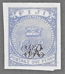 Fiji (1876) - Scott # 33,   MNG  Imperf