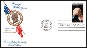 US 1952 George Washington American Postal Arts House of Farnam Variety U/A FDC