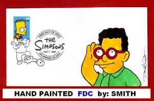 Simpsons FDC Database Simpson Cover Hand Painted Smith