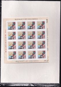 Scott #3813 District of Columbia Sheet of 16 Stamps - Sealed