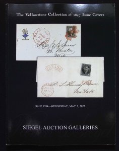 Siegel Sale 1284 - The Yellowstone Collection of 1847 Issue Covers (2023)