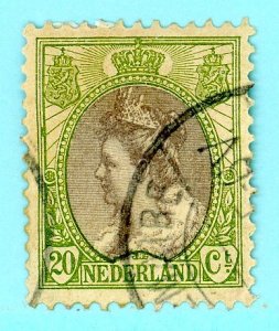 Netherlands, Scott #75, Used