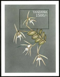 Tanzania 1999 - Night Scented Orchid, Flower - Souvenir Sheet - Scott 2156 - MNH