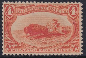 287 U.S. 1898 Trans Mississippi Exposition 4¢ issue MNH CV $330.00