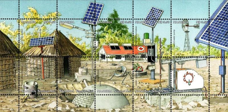 Namibia - 2001 Renewable Energy Sources MS MNH**