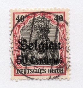 GERMANY BELGIUM OCC 1914 Issue Fine Used 50c. Surcharged Optd 285808