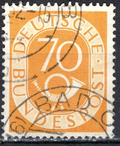 Germany; 1952: Sc. # 683:  Used Single Stamp