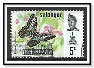 Selangor #130b Sultan & Butterflies Used