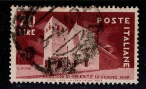 Italy Scott 521 Used  Basilica of St. Just, Triest stamp CV$19