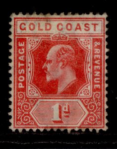 GOLD COAST EDVII SG60, 1d red, M MINT. Cat £21.