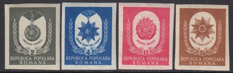 Romania 773-6 Imperf MNH - Orders