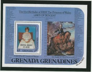 Grenada Grenadines souvenir sheet mnh sc 498