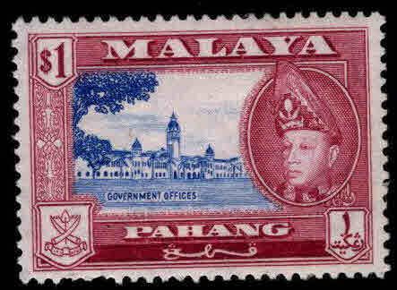 MALAYA-Pahang Scott 80 MH* $1 stamp