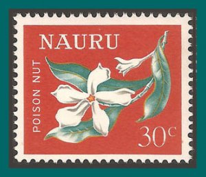 Nauru 1966 Poison Nut Flower, 3c MNH #68,SG76