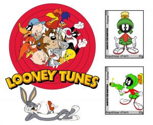 HAITI SHEET CINDERELLA IMPERF LOONEY TUNES MARVIN MARTIAN