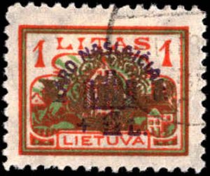 Lithuania #B27-B29, Incomplete Set(5), 1926, Used