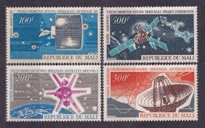 1970 Mali 233-236 Satellites,Intelsat 3,Molniya 1,Symphonie 11,00 €