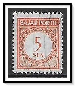 Indonesia #J64 Postage Due Used