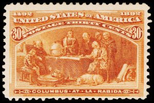 U.S. COLUMBIAN ISSUE 239  Mint (ID # 111026)