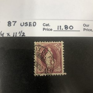 Switzerland 87 Used
