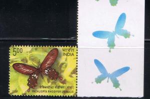 India.MUH.  2008. Butterflies with decorative margin.