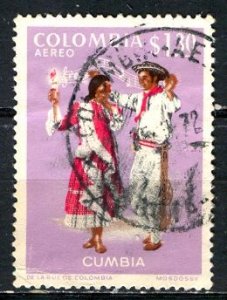 Colombia; 1971: Sc. # C537: Used Single Stamp