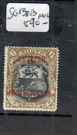 NORTH BORNEO 6C ARMS BP       SG 132B     MOG   P0507B H