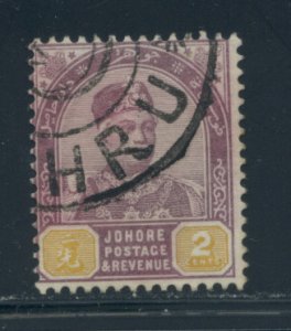 Malaya - Johore 19  Used cgs (3