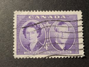 CA S#315 U-VF $0.04 10/26/1951 - Royal Visit - Duchess & Duke of Edinburgh