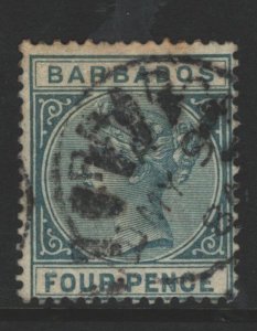 Barbados Sc#64 Used