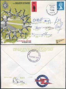 AD17d Silver Stars Biggin Hill Air Fair 14-16 May 1976 Signed by All 8 Members (