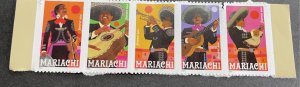 US 2022 Mariachi Music set of 5 #5703-07 mint